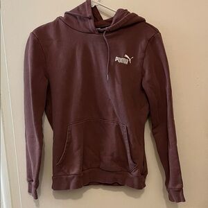 Purple puma hooded sweatshirt hoodie small